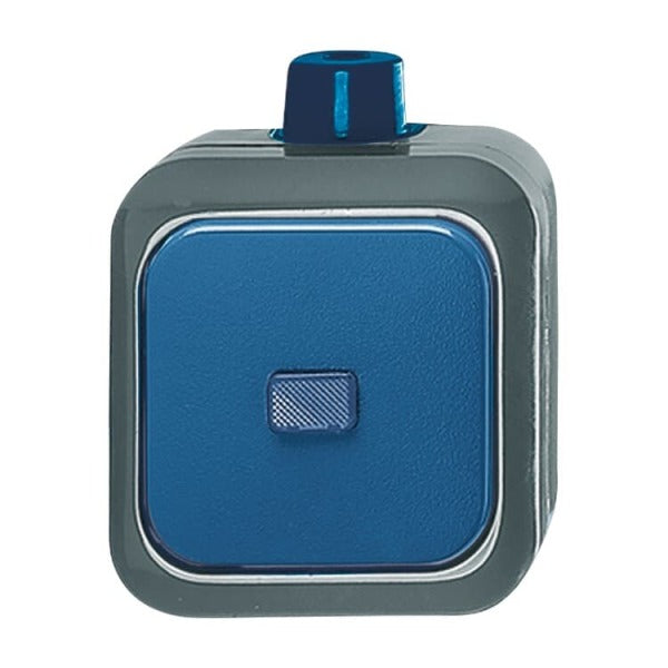 Wippschalter Aus- und Wechselschaltung blau - Busch-Duro 2000 WDI – 2CKA001084A0797