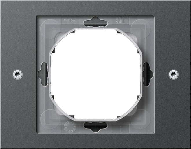 GIRA Rahmen 1fach TX44 (Unterputz IP44) anthrazit   – 021167