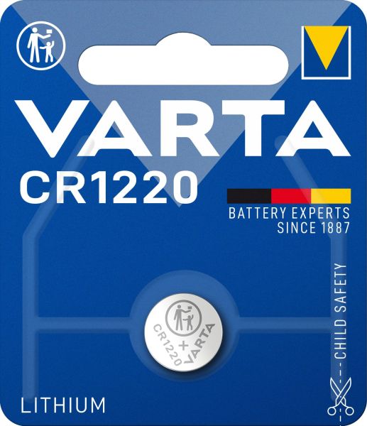Knopfzelle Electronics Lithium CR1220 3V 1Bli=1Stk – 6220101401