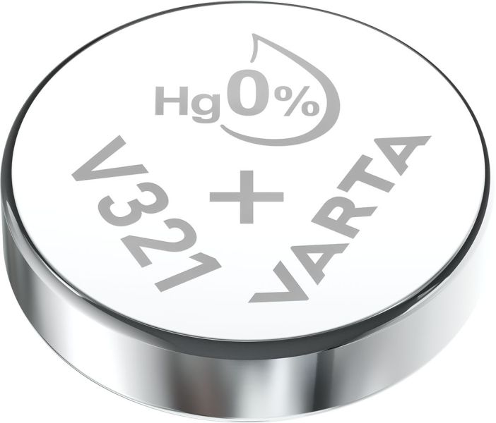 Knopfzelle Watch Silber V321/SR65 1.55V 1Bli=1Stk – 321101111