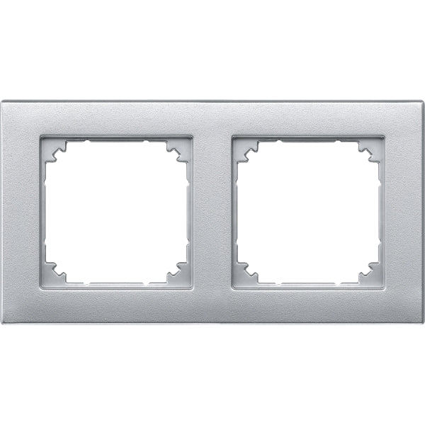 M-PLAN-Rahmen, 2fach, aluminium – 486260