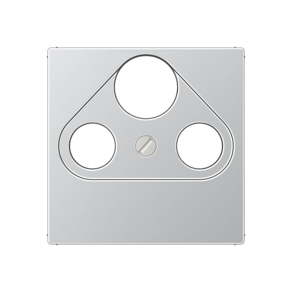 Abdeckung für Universal-Sat/BK-Dosen, Serie A, aluminium – A561PLSATAL