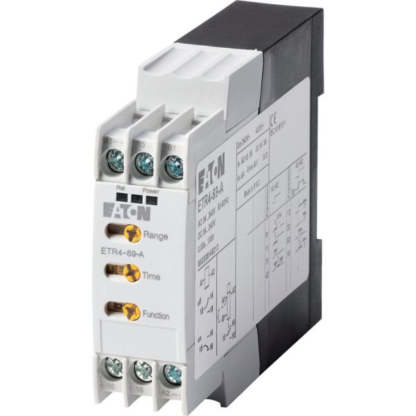 Zeitrelais, 1 W, 0,05 s - 100 h, Multifunktion, 24 - 240 V AC/DC – 031891