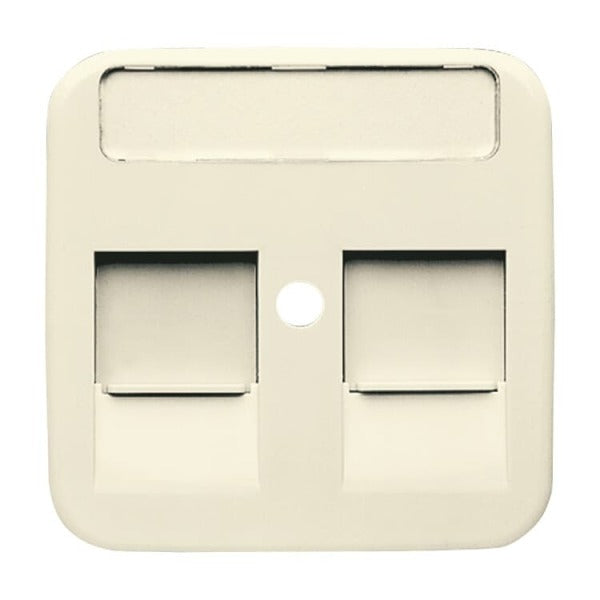Zentralscheibe Modular-Jack-Einsatz 2-fach weiß - Duro 2000SI – 2CKA001753A8022
