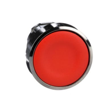 Drucktaster, Frontelement, XB4, Metall, 22mm, rot, tastend – ZB4BA4
