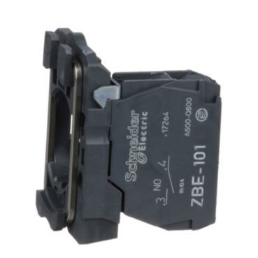 Hilfsschalterblock+Befestigungsflansch XB5, Kstst, 22mm, 30mm, 1S, SK – ZB5AZ101