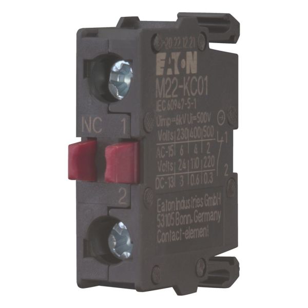 Kontaktelement, Schraubklemmen, Bodenbefestigung, 1 Ö, 24 V 3 A, 220 V 230 V 240 V 6 A – 216382