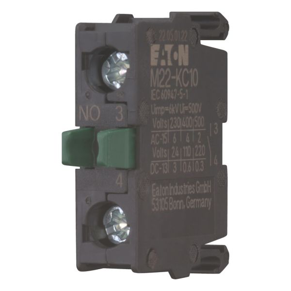 Kontaktelement, Schraubklemmen, Bodenbefestigung, 1 S, 24 V 3 A, 220 V 230 V 240 V 6 A – 216380