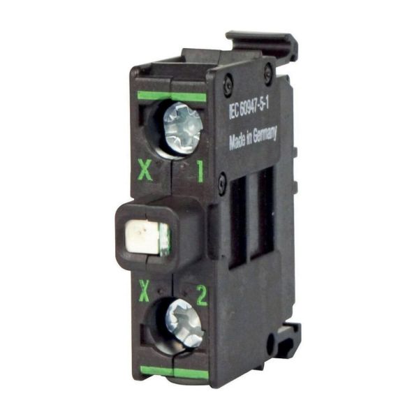 Leuchtelement, LED, blau, Bodenbefestigung, 12 - 30 V AC/DC, Schraubanschluss – 218058