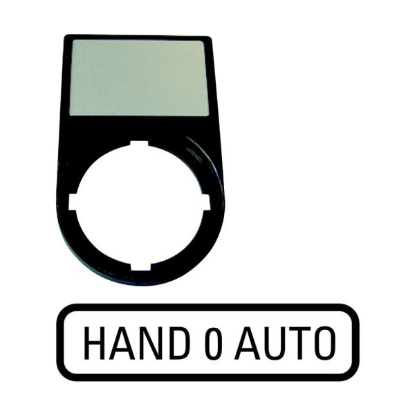 Träger, + Schild, HAND 0 AUTO – 216493