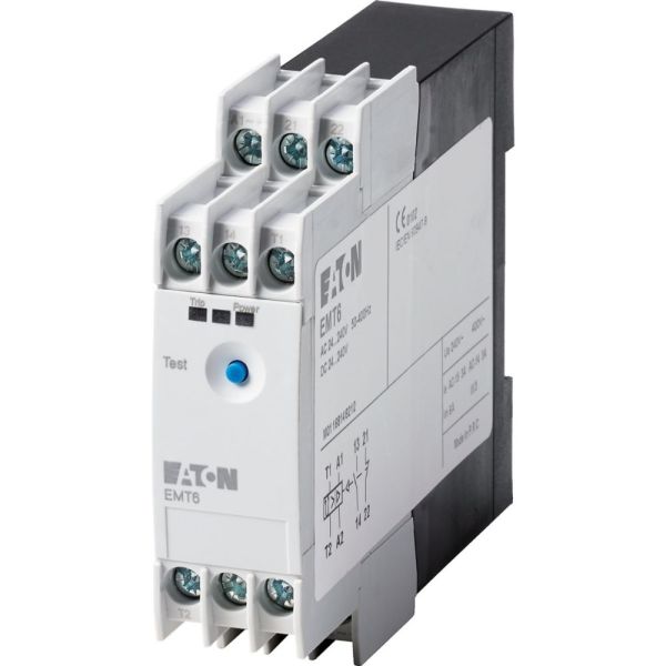 Thermistor-Maschinenschutzrelais, 1 Schließer + 1 Öffner, 230 V 50/60 Hz, ohne Wiedereinschaltsperre