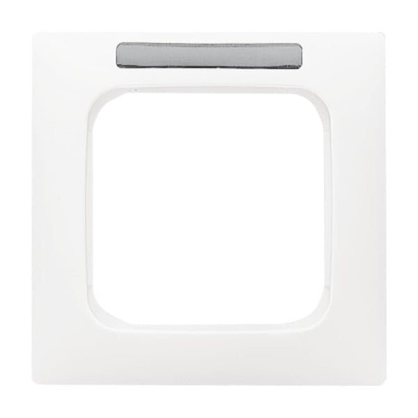 Abdeckrahmen mit Sichtfenster waagerecht 1-fach alpinweiß - Reflex SI Linear – 2CKA001754A4058