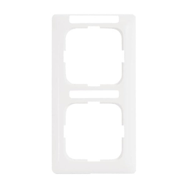 Abdeckrahmen mit Sichtfenster senkrecht 2-fach alpinweiß - Reflex SI Linear – 2CKA001754A4059