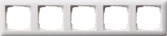 Abdeckrahmen 5f Standard 55 Reinweiß m – 021504