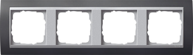Abdeckrahmen 4f Zwischenr. F Alu Gira Event Anthrazit – 021481