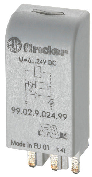 Modul, Varistor und grüne LED, 110 bis 240VAC/DC – 99.02.0.230.98