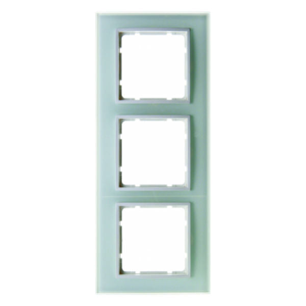 BERKER B.7 Rahmen 3fach Glas polarweiß  – 10136909