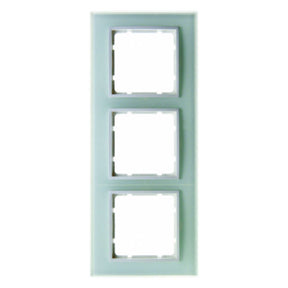 BERKER B.7 Rahmen 3fach Glas polarweiß  – 10136909