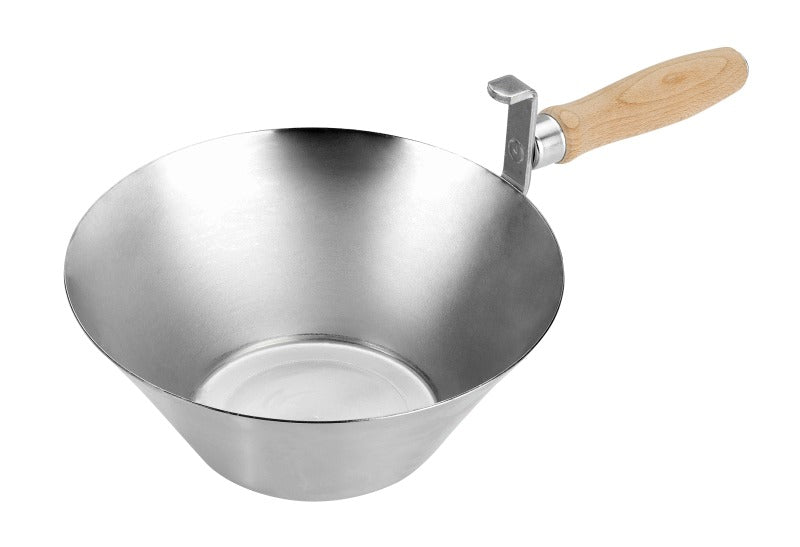 Gipspfanne aus Stahlblech, Höhe 75mm, Durchmesser 180mm – 140302