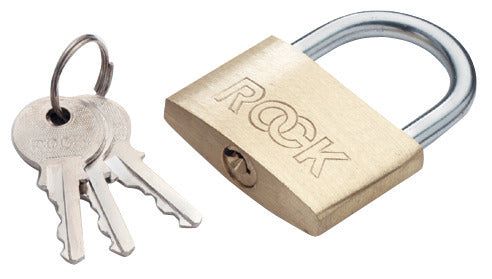 Bügelschloss Messing Größe 40 mm, Bügel 6 mm Ø – 170252