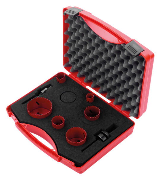 Lochsägen-Set Elektro metrisch HSS-Bi-Metall M20-64