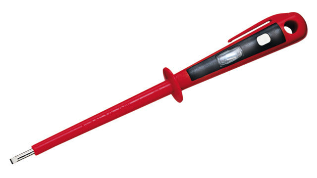 Spannungsprüfer Euro LxB 14x3,5mm, Prüfbereich Volt 125-250 AC, Grösse 190mm – 111290