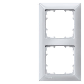 SIEMENS Rahmen 2fach DELTA line, aluminiummetallic   – 5TG25523