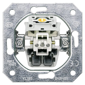 SIEMENS Kontroll-Wechselschalter mit LED DELTA Geräteeinsatz UP   – 5TA2108