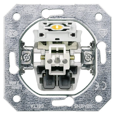 SIEMENS Kontroll-Wechselschalter mit LED DELTA Geräteeinsatz UP   – 5TA2108