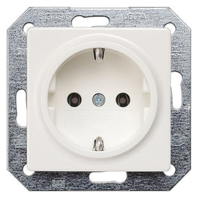 SIEMENS Schuko-Steckdose DELTA i-system, titanweiß   – 5UB1511