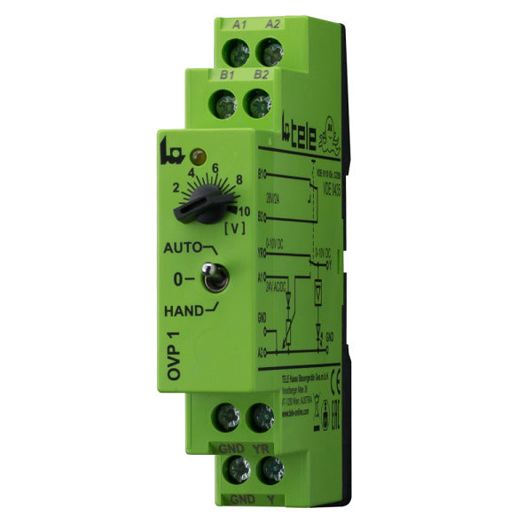 HAND/AUTO Baustein Serie OCTO mit Analogwertgeber 0-10V – 170012