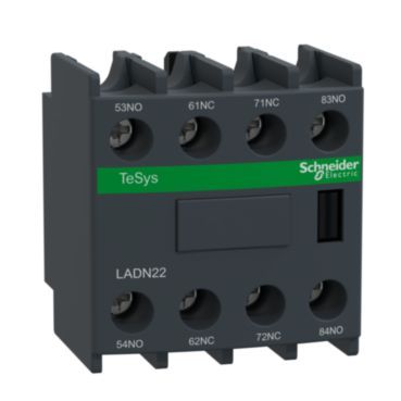 SCHNEIDER ELECTRIC Hilfsschalterblock, 2S+2Ö, Schraubanschl uss  – LADN22