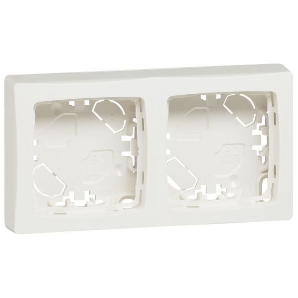 LEGRAND Aufputz Rahmen 2-fach Oteo IP20 ultraweiß   – 086092