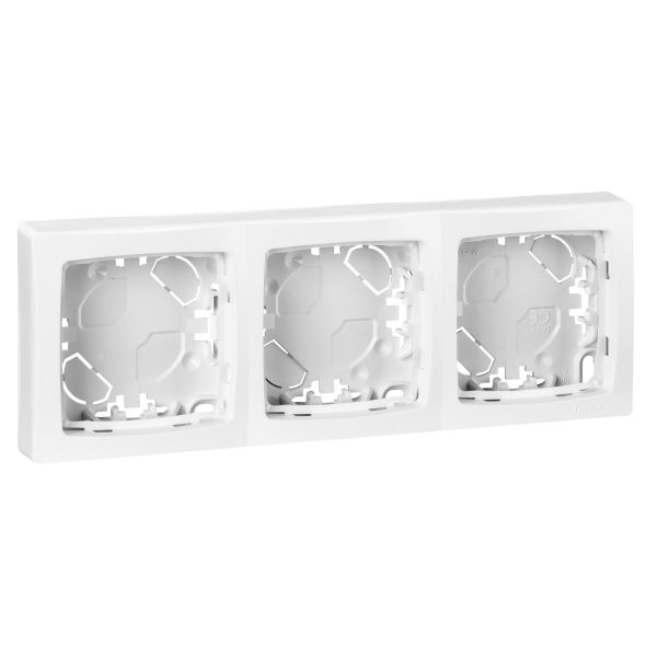 LEGRAND Aufputz Rahmen 3-fach Oteo IP20 ultraweiß   – 086093