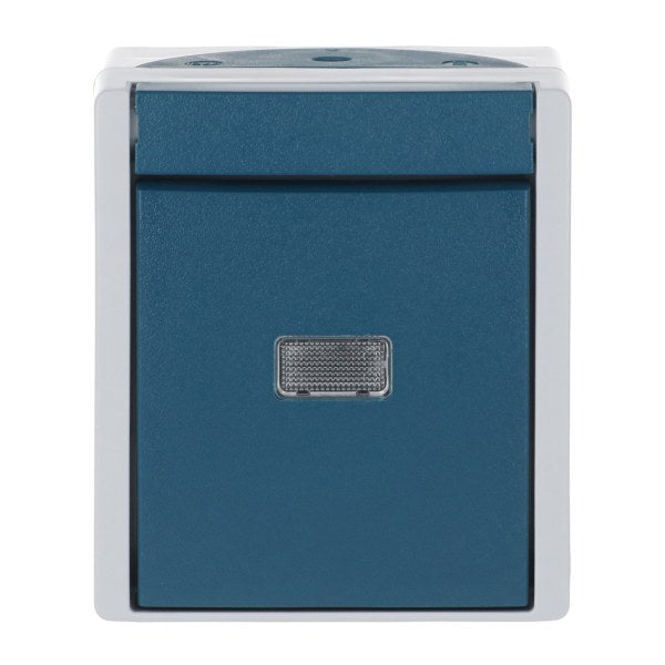 Wipptaster Wechsler beleuchtbar grau/blaugrün - ocean – 2CKA001484A0054