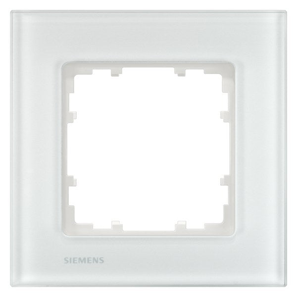 DELTA miro Glas weiß Rahmen 1-fach – 5TG12011