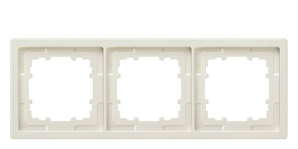 SIEMENS Rahmen 3fach DELTA style, titanweiß   – 5TG1323
