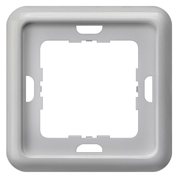 DELTA profil, silber Rahmen, 1-Fach, 80x 80mm – 5TG1771