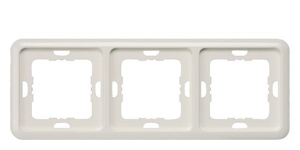DELTA profil, titanweiß Rahmen, 3-Fach, 222x 80mm – 5TG1813