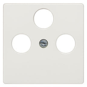 SIEMENS Zentralscheibe Antennendose 2-und 3-Loch DELTA i-system, titanweiß   – 5TG25482