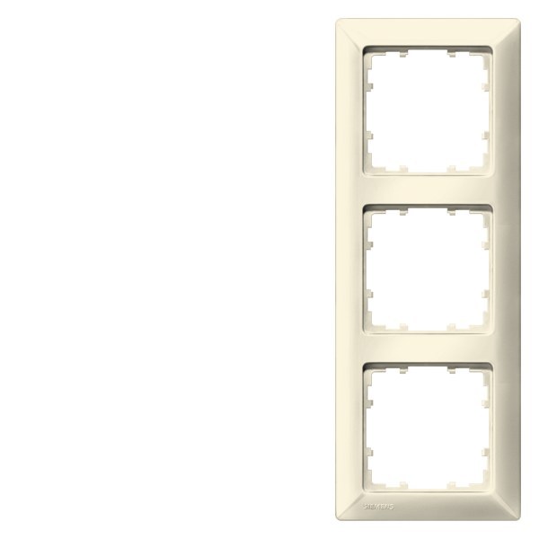 DELTA line, elektroweiß Rahmen, 3-Fach, 222x 80mm – 5TG25830