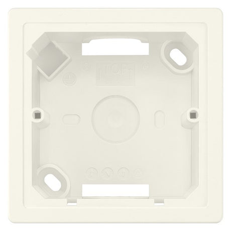 SIEMENS Aufputzgehäuse 2fach DELTA line/Style, titanweiß   – 5TG2902