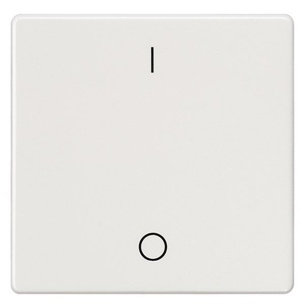 DELTA i-system Wippe mit Symbolen I/O für Ausschalter, titanweiß – 5TG6202