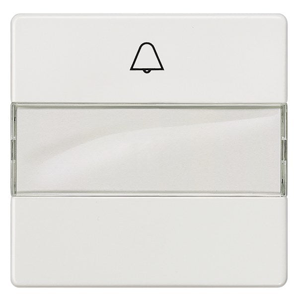 DELTA i-system Wippe mit Glocke und Schriftfeld, titanweiß – 5TG6215