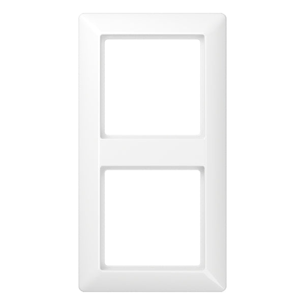 Rahmen 2fach, senkrechte und waagerechte Montage, Duroplast, AS500, alpinweiss – AS582WW