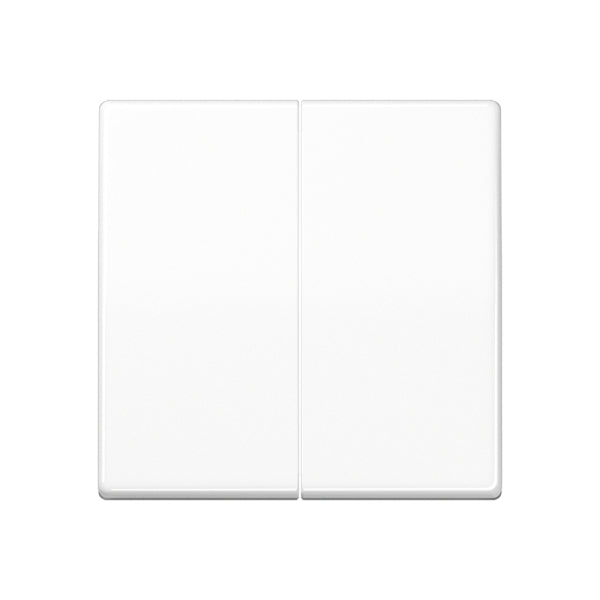 Wippe 2fach, Thermoplast, Serie AS, alpinweiss – AS591-5BFWW