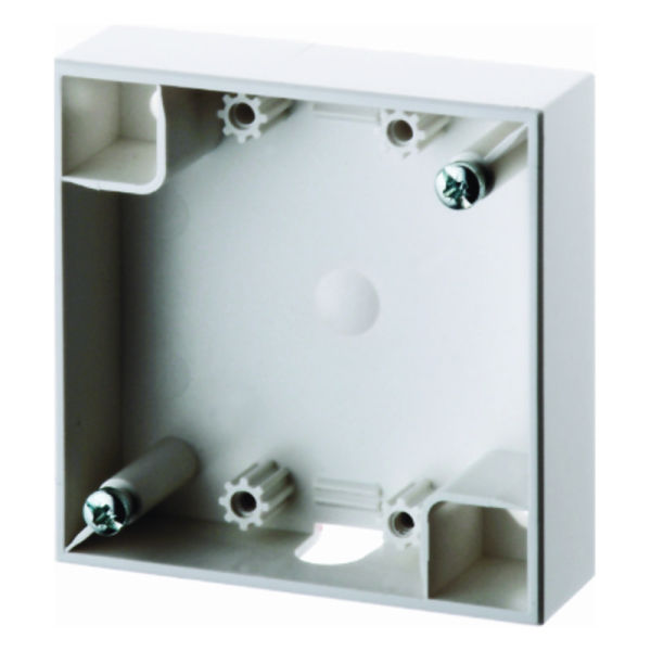 INTEGRO Flow/Pure Aufbau-Gehäuse flache Ausführung polarweiß