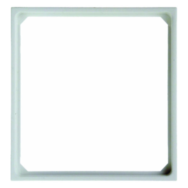 S.1/B.x Zwischenring für 50x50 mm Zentralstücke polarweiß matt – 11091919