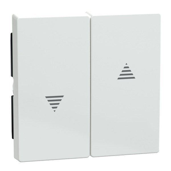 Wippe für Rollladenschalter und -taster, aktivweiß glänzend, System M – 432425