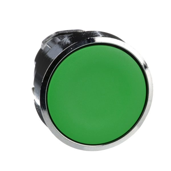 Drucktaster, Frontelement, XB4, Metall, 22mm, grün, tastend – ZB4BA3